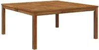 vidaXL Couchtisch Natur 100 x 100,5 x 45 cm Massivholz Akazie