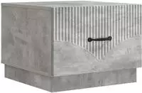 vidaXL Couchtisch Betongrau 49 x 50 x 37 cm Holzwerkstoff