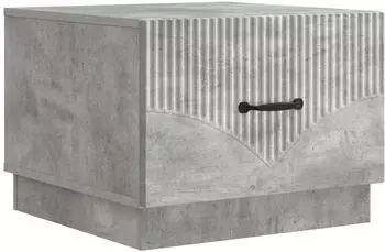vidaXL Couchtisch betongrau 49x50x37cm Holzwerkstoff (895428)