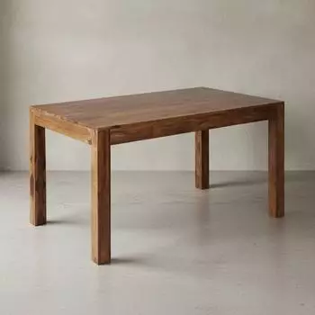 KADIMA DESIGN NAKO Esstisch Massivholz (Sheesham), rechteckig, 160x80x76cm