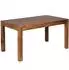 KADIMA DESIGN NAKO Esstisch Massivholz (Sheesham), rechteckig, 160x80x76cm