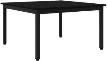 vidaXL Couchtisch Schwarz Eichen-Optik 80x80x45cm Holzwerkstoff (892578)