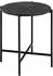 Actona Lamoine Beistelltisch rund, Metall/MDF, schwarz, Ø40cm (Lamoine)