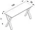VCM Xona Esstisch 140x50x76cm (Xona)