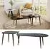 VICCO Manitoba Couchtisch-Set schwarz, 2-teilig (49373)