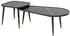 VICCO Manitoba Couchtisch-Set schwarz, 2-teilig (49373)
