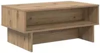 Vidaxl Coffee Table Artisan Oak 80 X 46 X 35 Cm Engineered Wood
