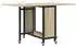 vidaXL Klappbarer Esstisch mit Rollen, Holzwerkstoff, 130x80x76,5cm (8006044)