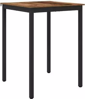vidaXL Stehtisch quadratisch, Holzwerkstoff, braun (892684)