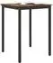 vidaXL Stehtisch quadratisch, Holzwerkstoff, braun (892684)