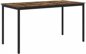vidaXL Stehtisch rechteckig Holzwerkstoff grau 120x80cm (3415398)