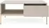 Masseno Stellare Couchtisch 104cm, Kaschmir, 2 Schubladen, goldene Beine (800001379692)
