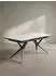 KADIMA DESIGN Esstisch ausziehbar, Keramik Marmoroptik weiß, 180–260cm (4255632583667)