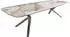 DeLife Edge Boot Esstisch Keramik Minas Melange weiß-beige 300x120cm