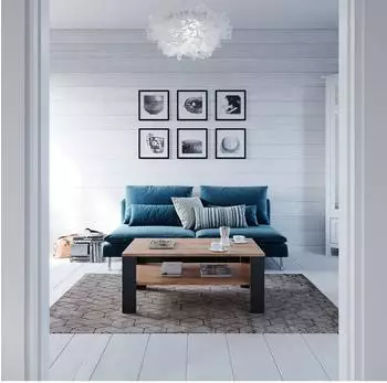 VICCO Couchtisch anthrazit, 100x60cm