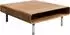 DeLife Anaya Couchtisch 100x50cm Akazie natur, L-Fuß Edelstahl (38486)