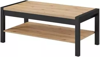 Masseno ATTIVO Couchtisch Holzwerkstoff, eichefarben, 120x48x60cm (800001076807)