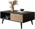 Lookway Cone L104 Couchtisch mit Schubladen, schwarz/Eiche (800001807761)