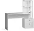 VICCO Denton Esstisch weiß, 136x55cm, 2 Schubladen (43388)