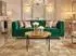 Wohnling Couchtisch rund, Aluminium, gold, orientalisch, 63x63x41cm (WL7.654)