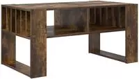 vidaXL Couchtisch Ger&auml;ucherte Eiche 92 x 49,5 x 45 cm Holzwerkstoff