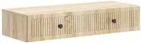 vidaXL Wandmontierter Beistelltisch Sonoma-Eiche 87,5 x 34,5 x 17 cm