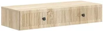 vidaXL Wandmontierter Beistelltisch Sonoma-Eiche 87,5x34,5x17cm (897987)