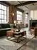 KADIMA DESIGN Couchtisch Sheeshamholz, quadratisch, Staufach, Industrial-Design, 60x60x35cm