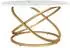 VICCO Couchtisch Calgary weiß/gold 79,5x46cm (41528)