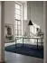 KADIMA DESIGN Esstisch Marmoroptik, weiß, 160x80x76cm, Metallbeine