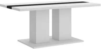 Masseno Castella Couchtisch rechteckig, wei&szlig;, 110x52,7x60cm (800001107123)