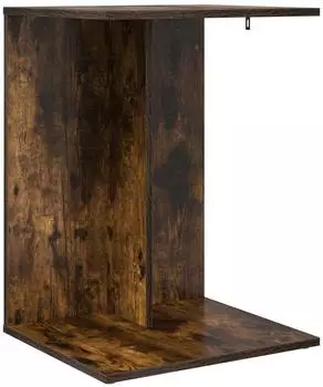 vidaXL Beistelltisch Holzwerkstoff, r&auml;uchereiche, 45x40x62,5cm