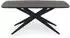 Idimex TAVO Esstisch oval 180x90cm, schwarz, MDF (800001489737)