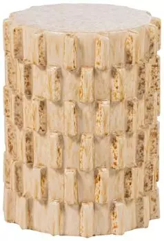 Woood Axu Beistelltisch Keramik, sand, &Oslash;35x45cm (377792-Z)