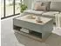 Furn.Design Center Couchtisch salbeigrün/Eiche, 90x60cm, 1 Schublade (800001396529)