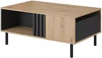 Masseno Maddalena Couchtisch rechteckig, Eiche Artisan, 100,1x43,2x60cm (800001097655)