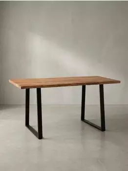 KADIMA DESIGN Tarn Esstisch Akazie Massivholz Baumkante, 200x100x76cm (800001035255)