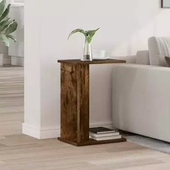 vidaXL Beistelltisch ger&auml;ucherte Eiche 35x25x50cm Holzwerkstoff