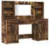 vidaXL Dressing table with LED + 3 drawers 3334285