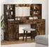 vidaXL Dressing table with LED + 3 drawers 3334285