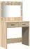 vidaXL Dressing table with LED + 3 drawers 3334283
