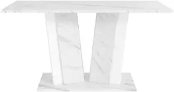 Mirjan24 Couchtisch Doha II rechteckig, wei&szlig;, Holzwerkstoff, 100x55x60cm (800001912358)