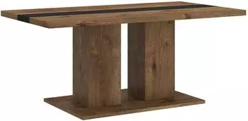 Masseno Castella Couchtisch 110x52,7x60cm braun, Holzwerkstoff (800001107129)