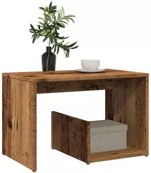 vidaXL Beistelltisch Altholz-Optik 59x36x38cm, Holzwerkstoff (856540)