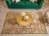 Finebuy Couchtisch rund 63x63x41cm Aluminium gold, Orient (FB117899)