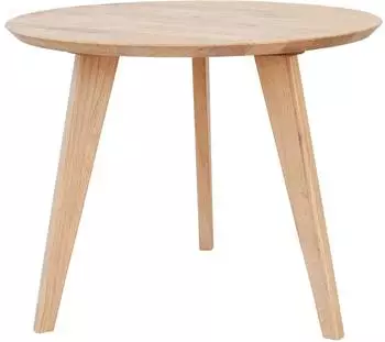Livetastic Orbetello Beistelltisch rund, massives Eichenholz, geölt, Ø50cm
