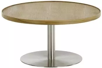 Sofa.de Megesheim Couchtisch rund, holzfarben, &Oslash; 80cm, H 40cm