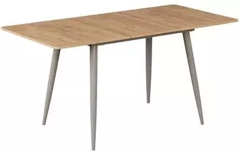 VICCO Beaver Esstisch Goldkraft Eiche/Greige, 120-160x80cm ausziehbar (58500)