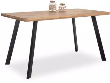 Harper Montana Esstisch Wildeiche massiv, rechteckig, 120x75cm (H 76cm)
