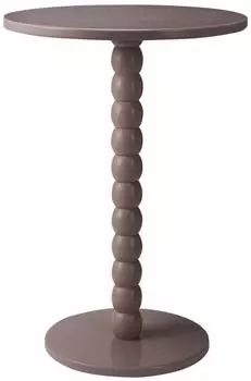 Mirjan24 Couchtisch rund, Holz, braun, 35x50x35cm